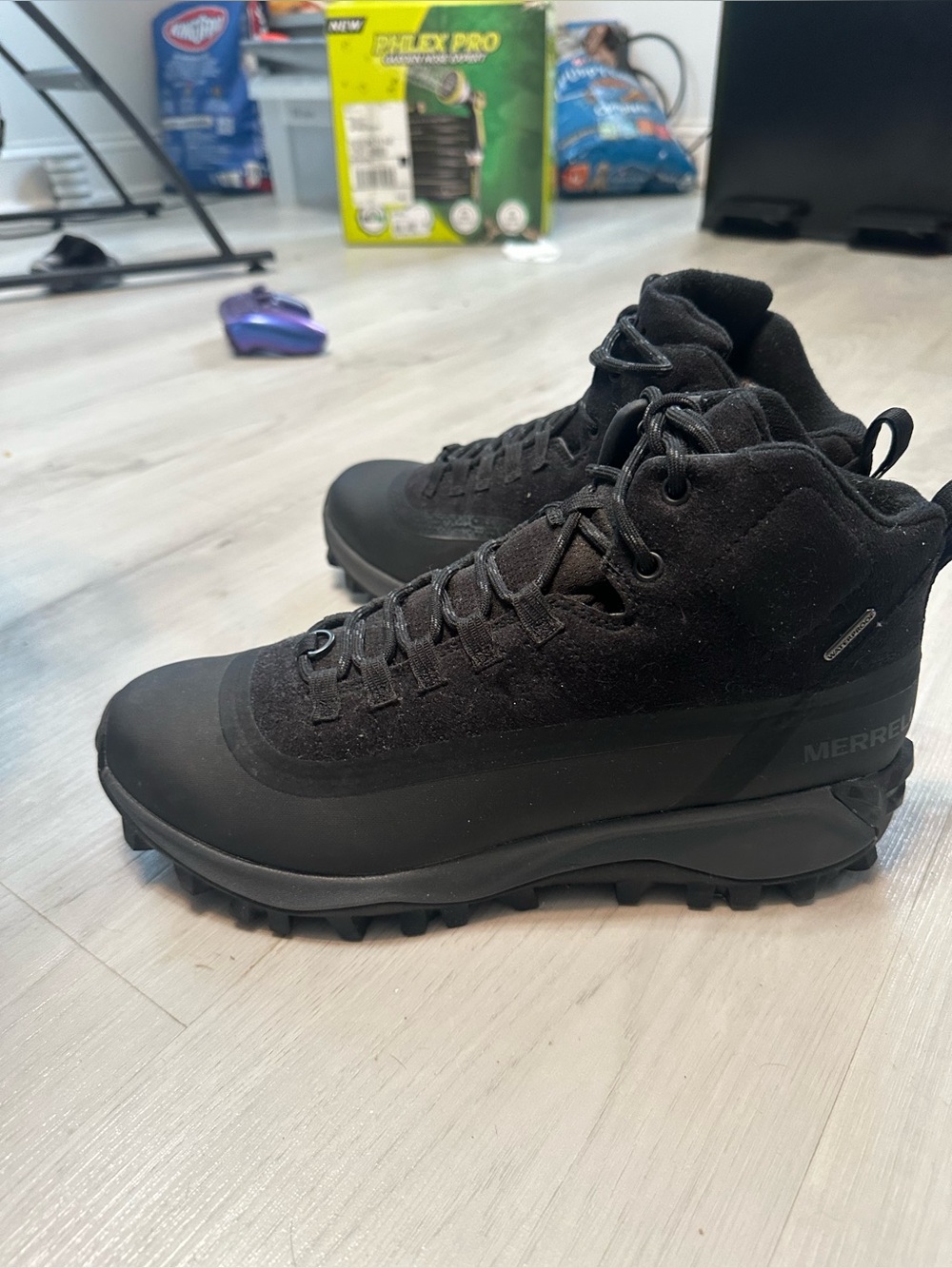 Merrell Black Men's Waterproof Trail Boots